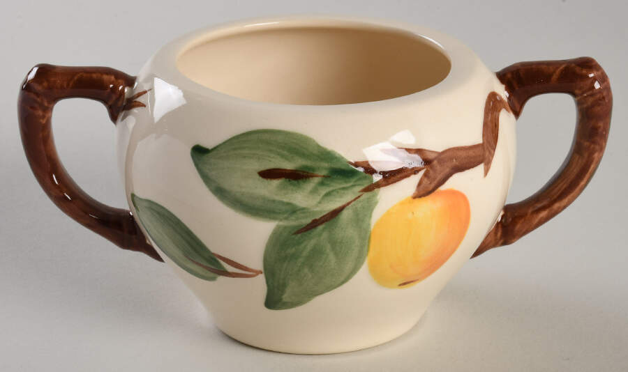 Peach Tree Sugar Bowl No Lid by Franciscan-1