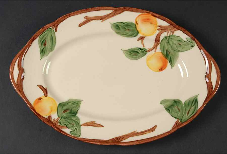 Peach Tree 12" Oval Serving Platter by Franciscan-1