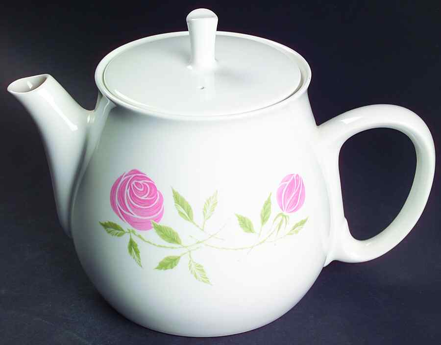 Pink A Dilly Teapot & Lid by Franciscan-1