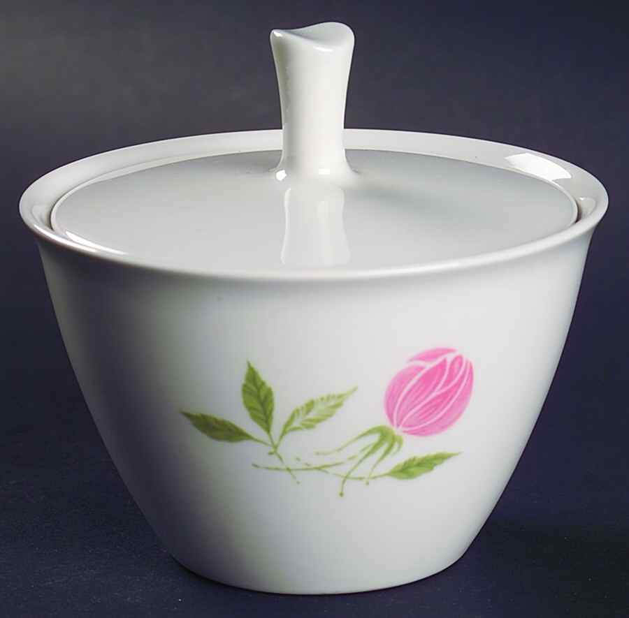 Pink A Dilly Sugar Bowl & Lid by Franciscan-1
