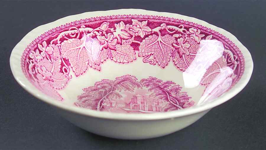 Pink Vista Coupe Cereal Bowl by Franciscan-1