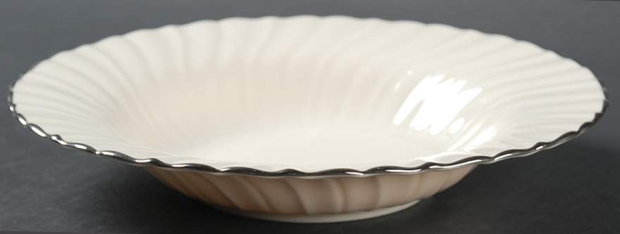 Platina Rim Soup Bowl by Franciscan-1