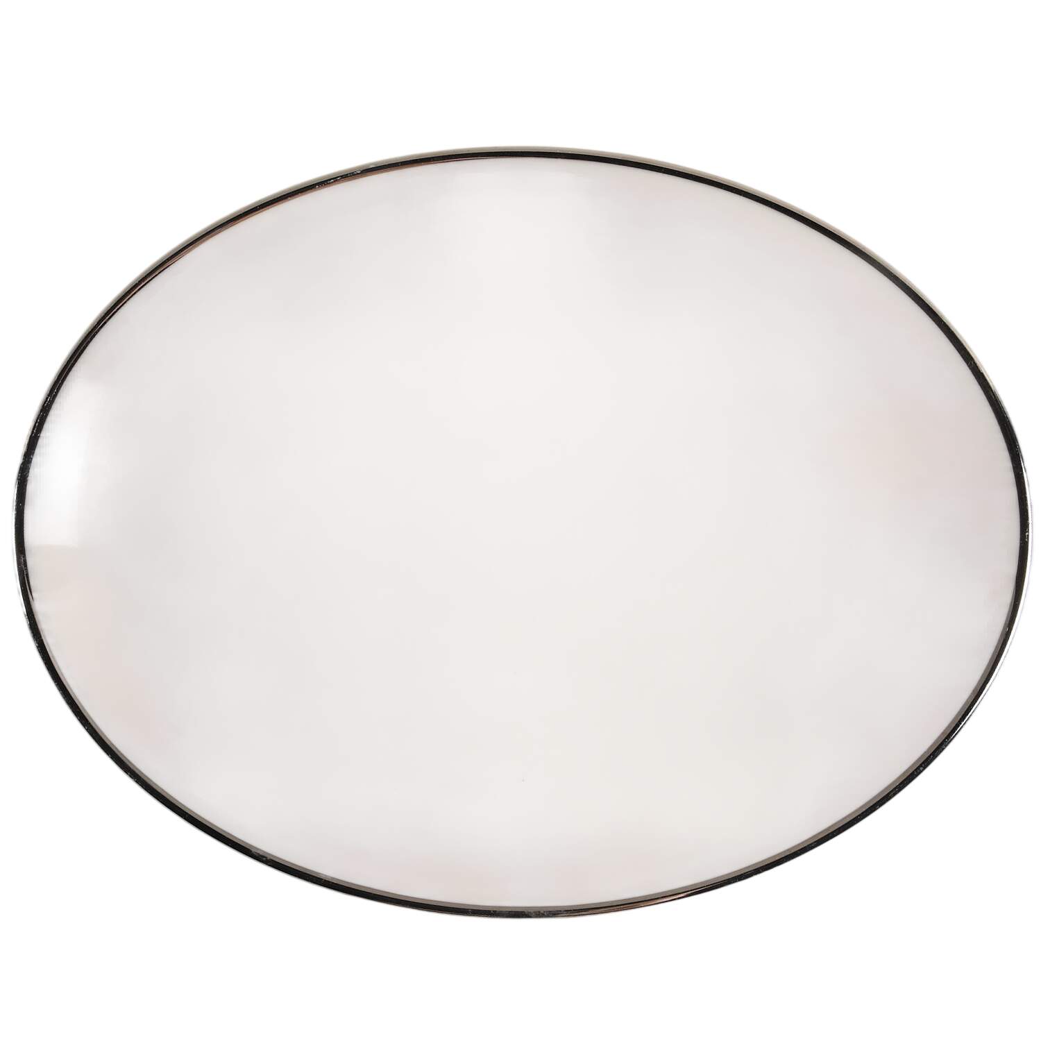 Platinum Band 12" Oval Serving Platter by Franciscan-1