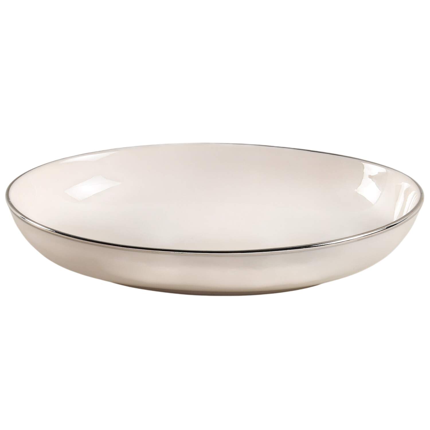 Platinum Band 8" Oval Vegetable Bowl by Franciscan-1