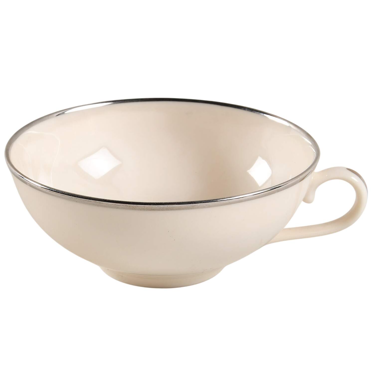 Platinum Band Flat Cup by Franciscan-1