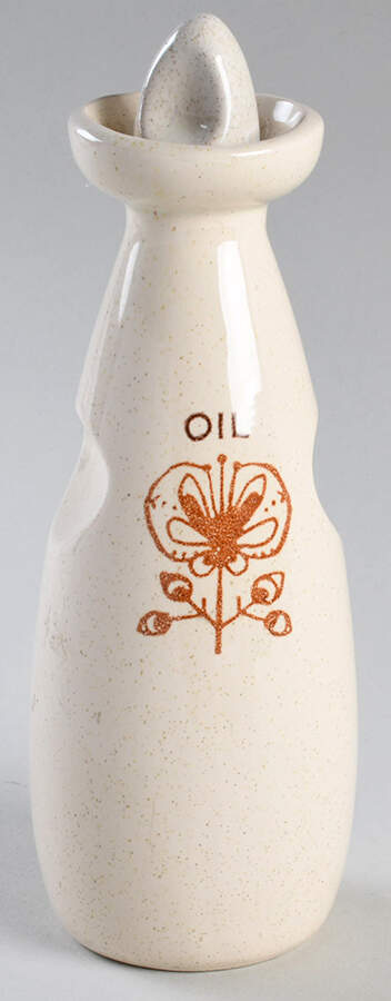 Pomegranate Oil Cruet and Stopper by Franciscan-1