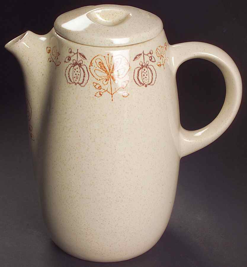 Pomegranate Coffee Pot & Lid by Franciscan-1