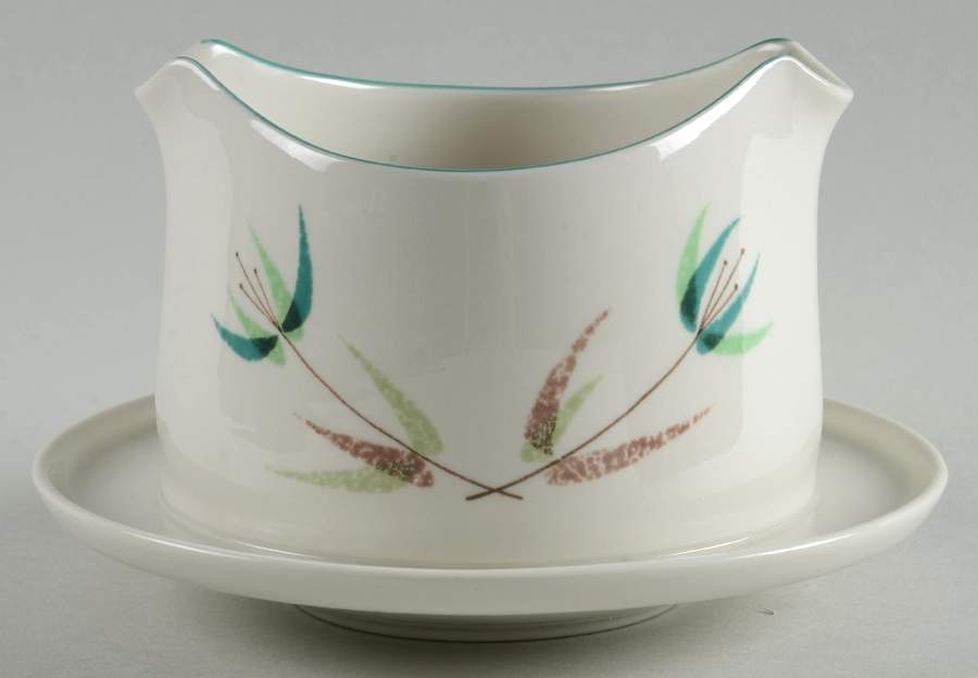 Radiance Gravy Boat with Attached Underplate by Franciscan-1
