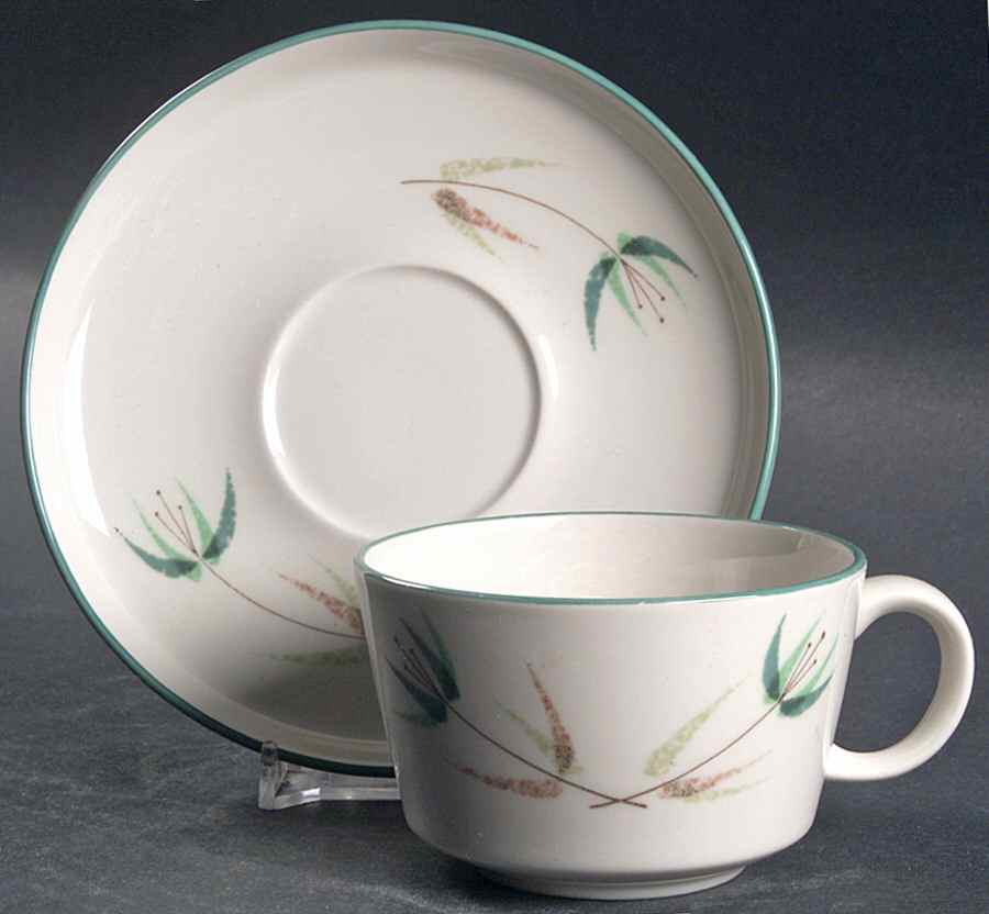 Radiance Flat Cup & Saucer Set by Franciscan-1