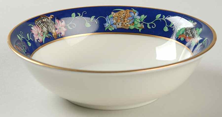 Rafiki Blue Coupe Cereal Bowl by Franciscan-1