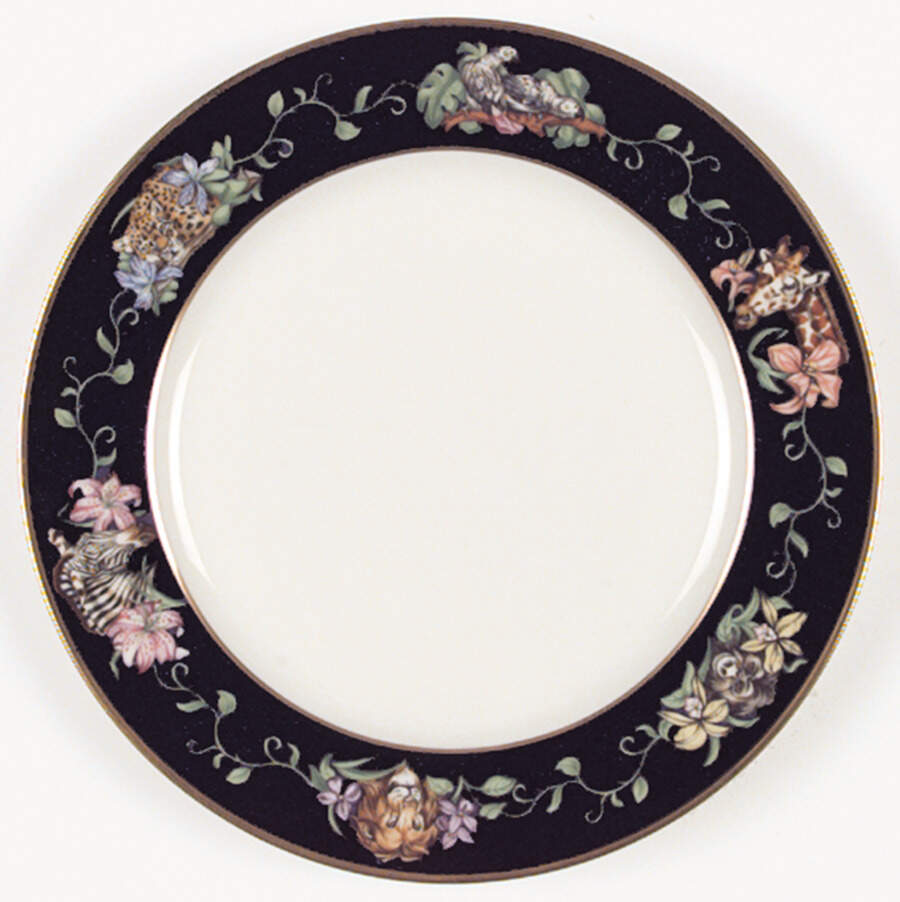 Rafiki Black Dinner Plate by Franciscan-1
