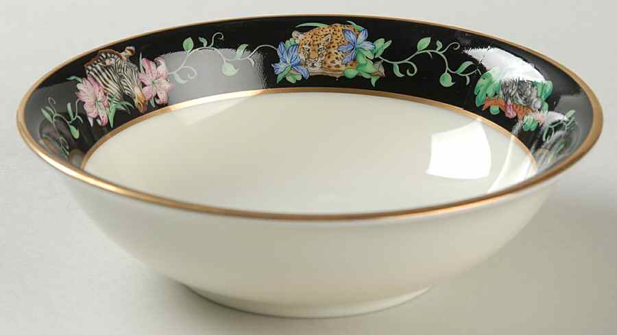 Rafiki Black Coupe Cereal Bowl by Franciscan-1
