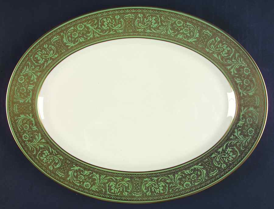 Renaissance Crown 15" Oval Serving Platter by Franciscan-1