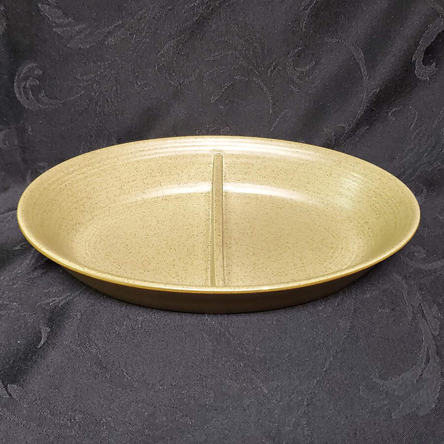 Reflections 11" Oval Divided Vegetable Bowl by Franciscan-1