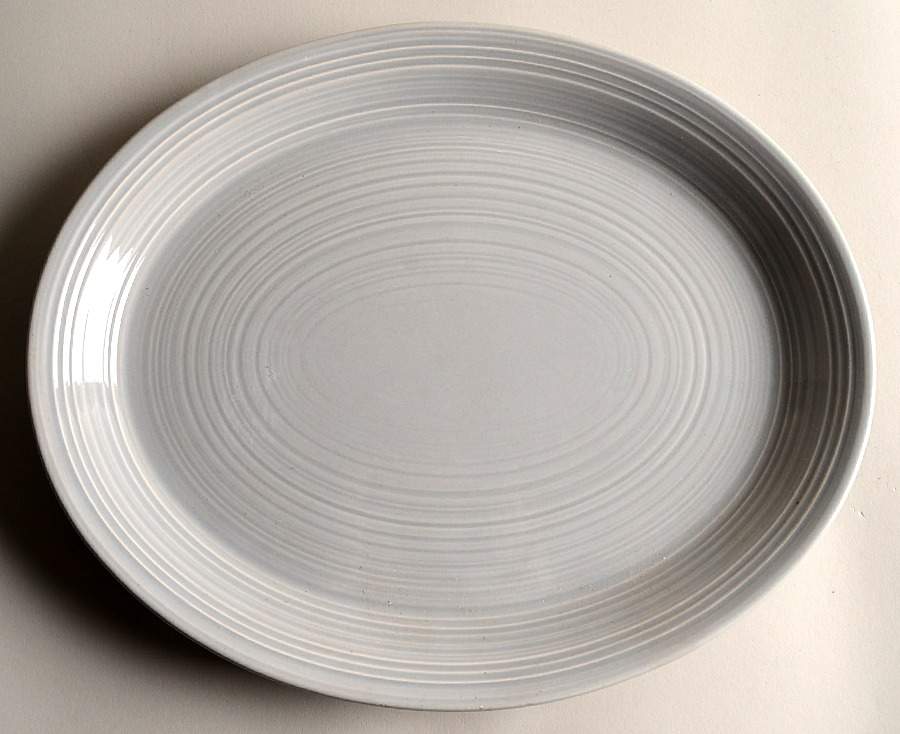 Reflections Blue 13" Oval Serving Platter by Franciscan-1