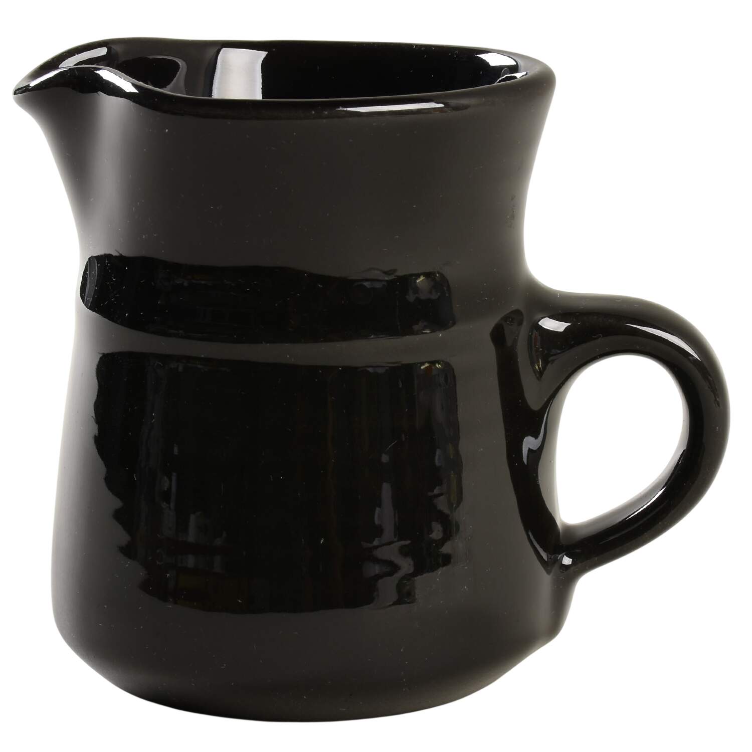 Reflections Black Creamer by Franciscan-1