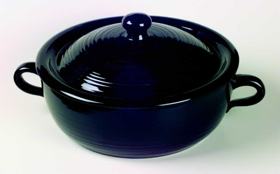 Reflections Black 2 Qt Round Covered Casserole by Franciscan-1