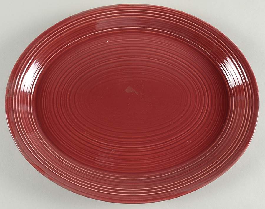 Reflections Burgundy 13" Oval Serving Platter by Franciscan-1