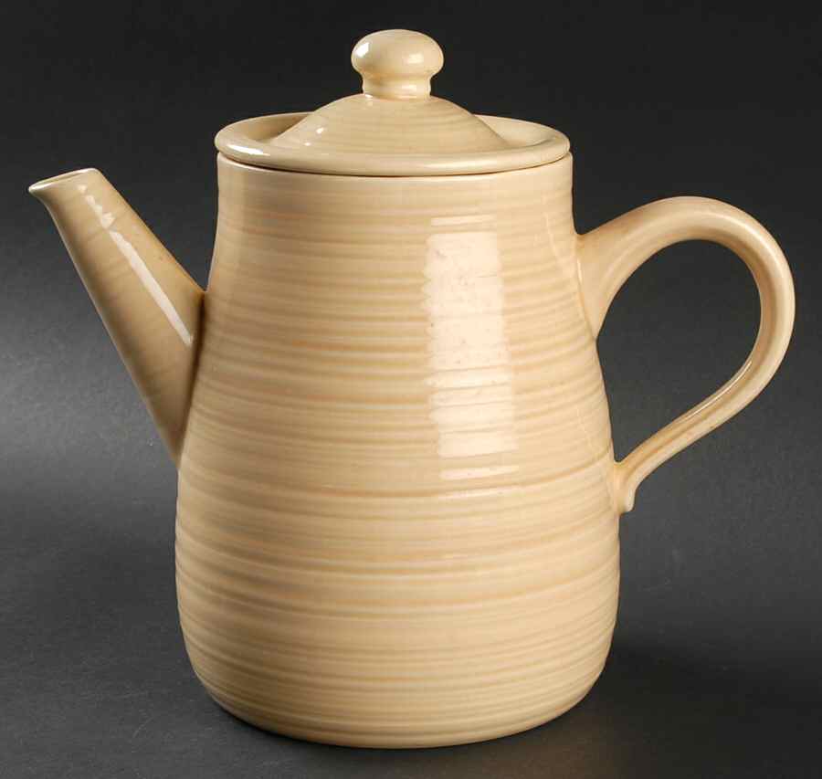 Reflections Sand Coffee Pot & Lid by Franciscan-1