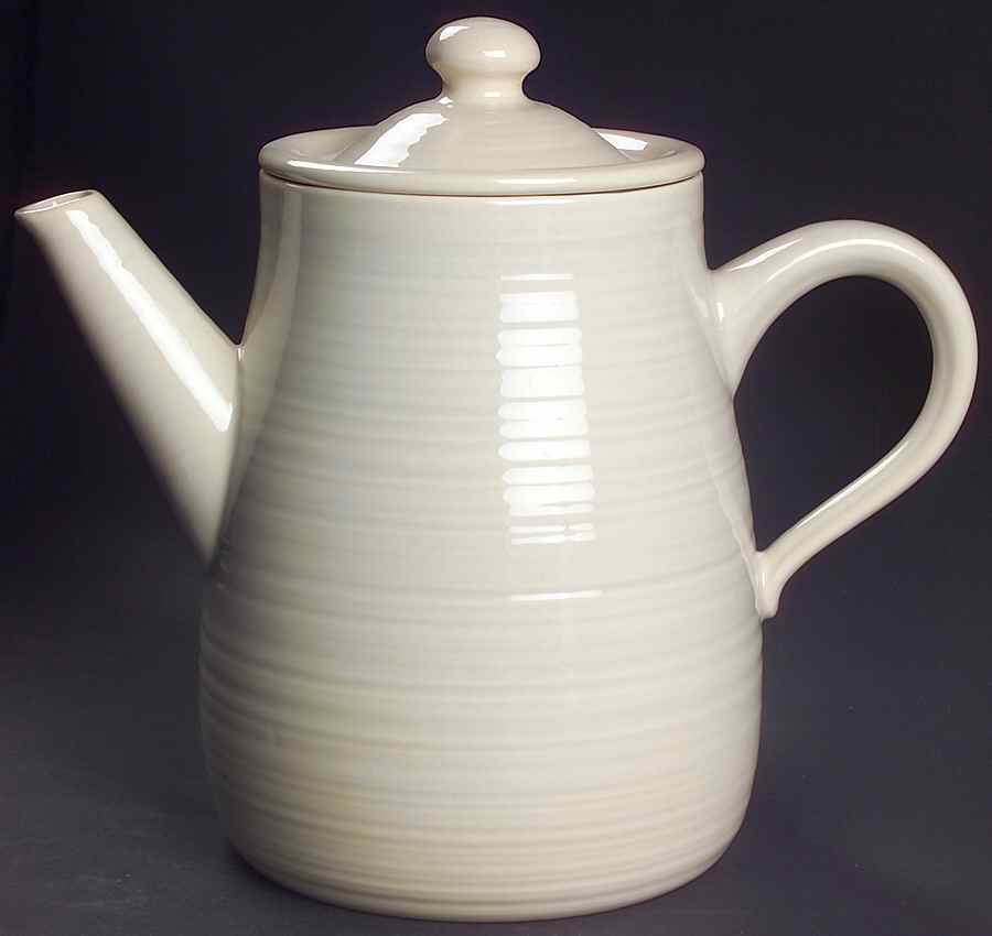 Reflections Silver Grey Coffee Pot & Lid by Franciscan-1