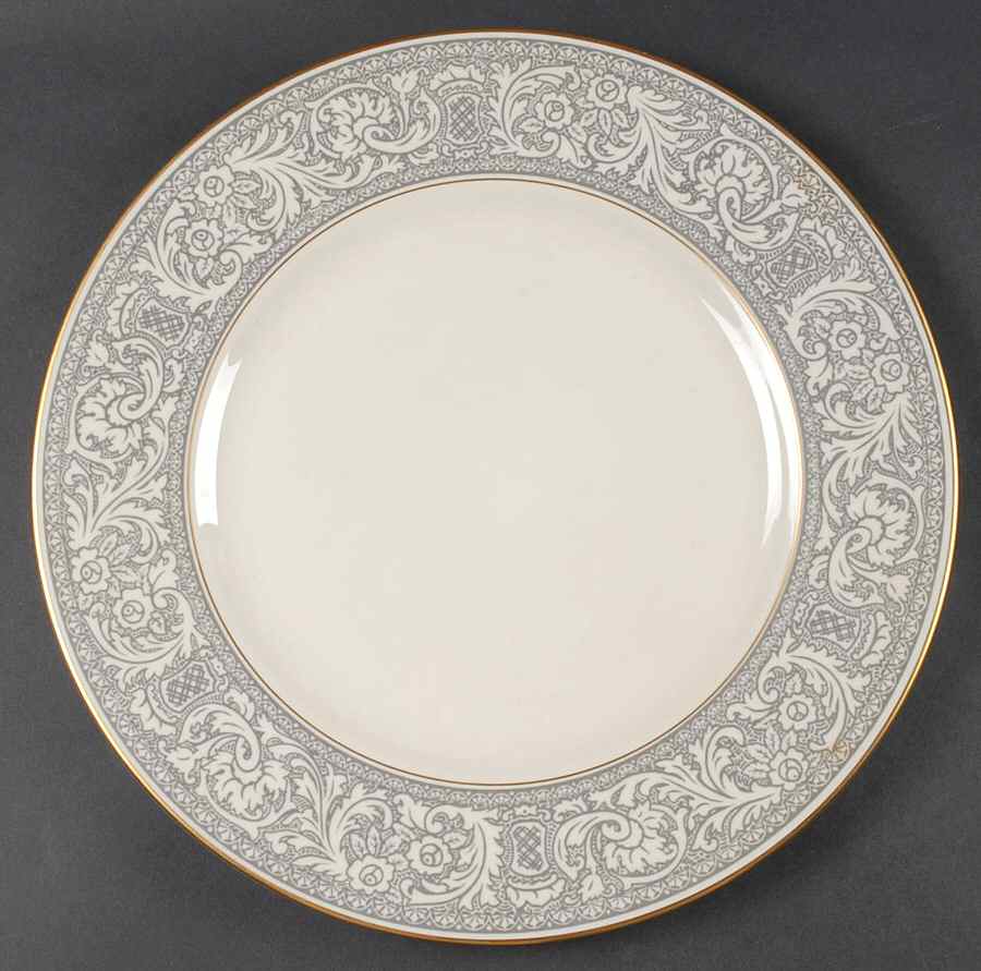Renaissance Grey 13" Chop Plate (Round Platter) by Franciscan-1