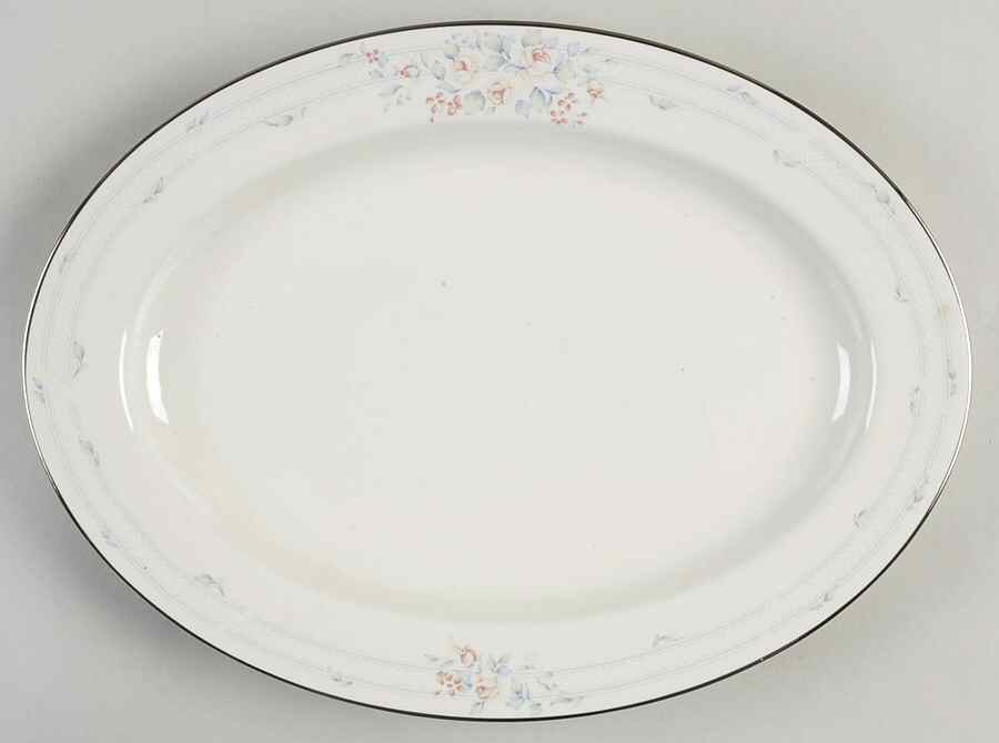 Rose Trellis 14" Oval Serving Platter by Franciscan-1
