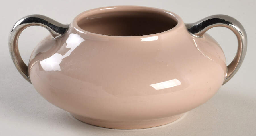 Sandalwood (Platinum Trim) Sugar Bowl No Lid by Franciscan-1