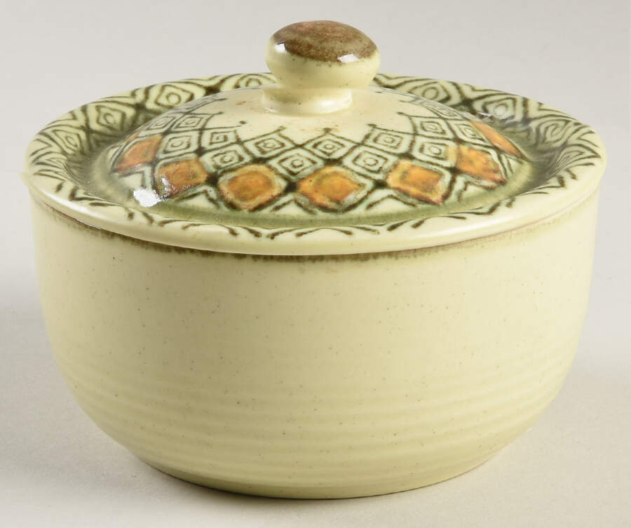 Saraband Sugar Bowl & Lid by Franciscan-1