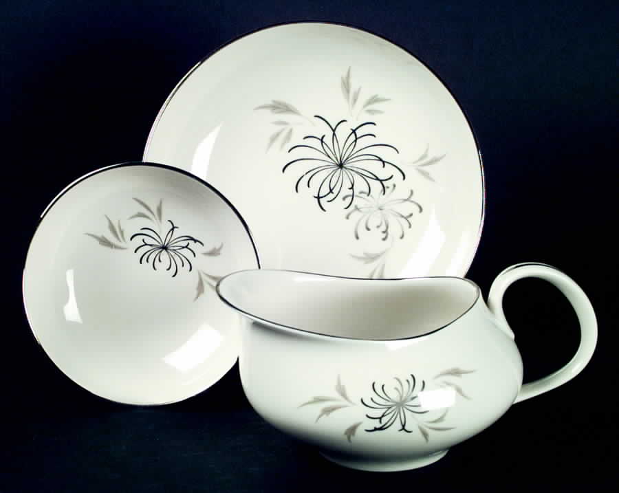 Silver Mist Coupe Soup Bowl by Franciscan-1