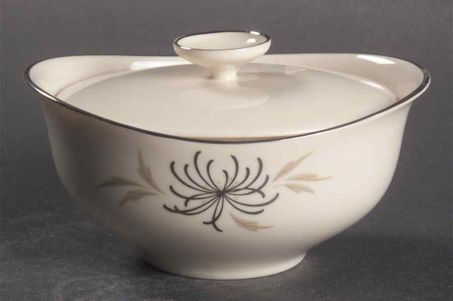 Silver Mist Sugar Bowl & Lid by Franciscan-1