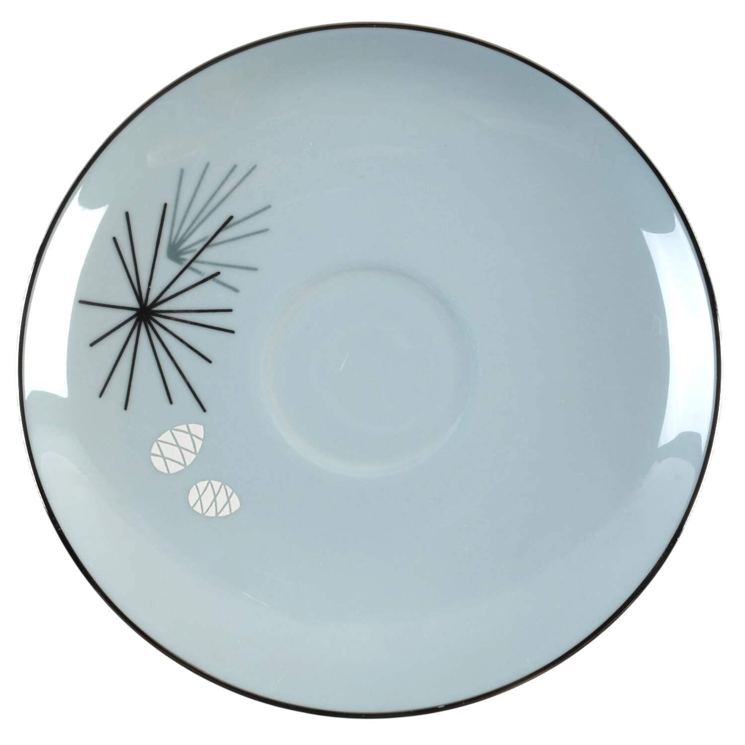 Silver Pine Saucer by Franciscan-1