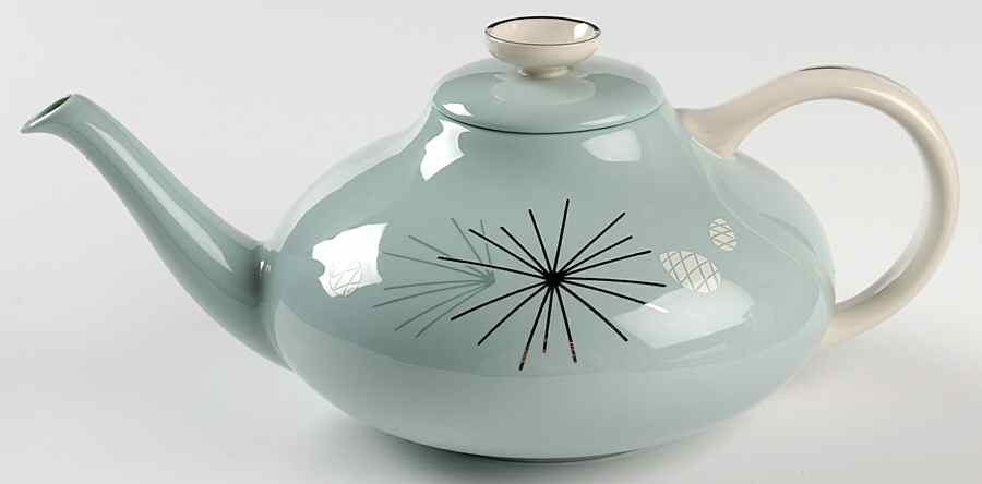 Silver Pine Teapot & Lid by Franciscan-1