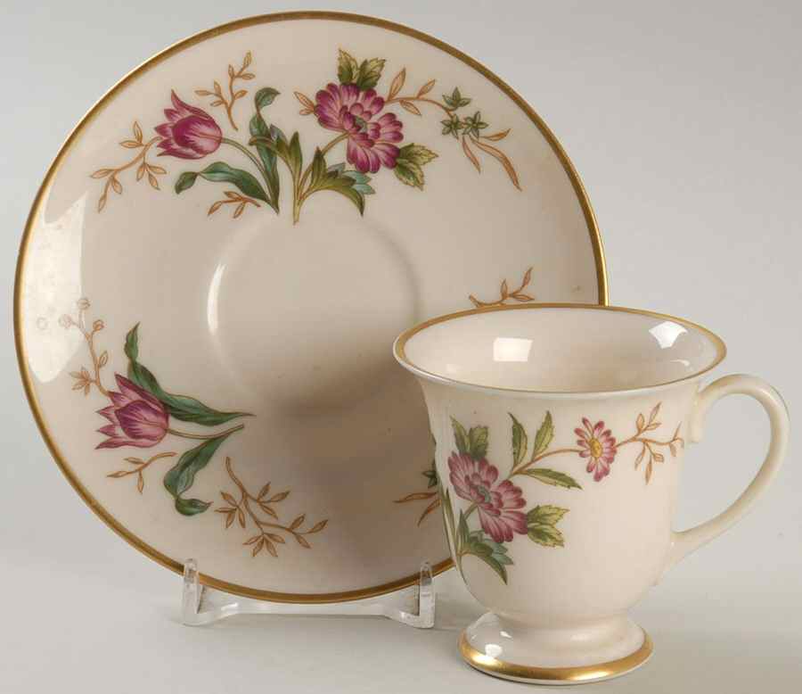 Sonora Footed Demitasse Cup & Saucer Set by Franciscan-1