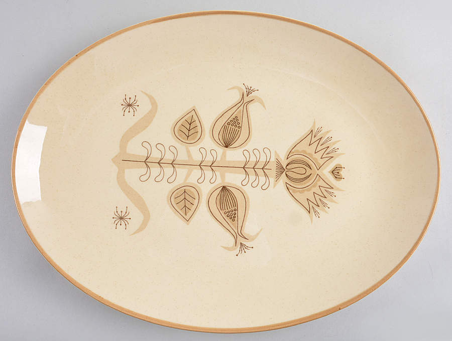 Spice 16" Oval Serving Platter by Franciscan-1