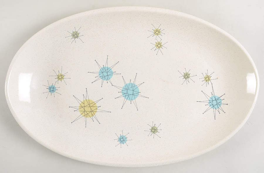 Starburst 15" Oval Serving Platter by Franciscan-1