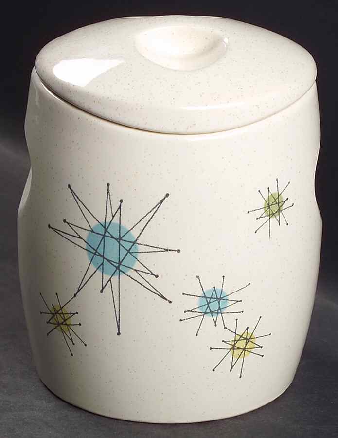Starburst Medium Canister & Lid by Franciscan-1