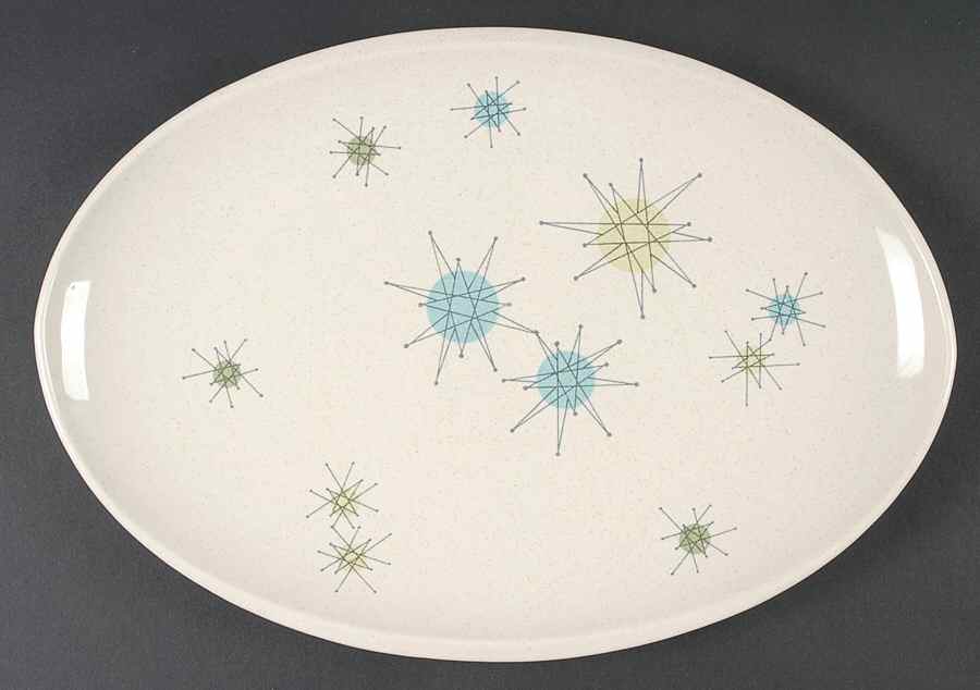 Starburst 13" Oval Serving Platter by Franciscan-1