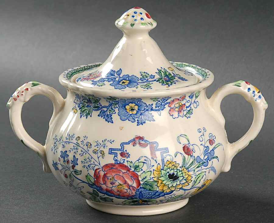 Strathmore Sugar Bowl & Lid by Franciscan-1