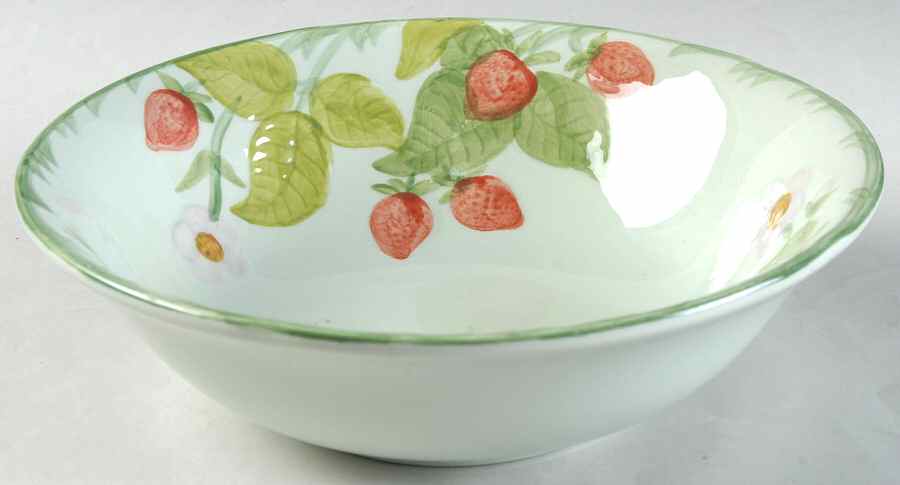 Strawberry Time 8" Round Vegetable Bowl by Franciscan-1