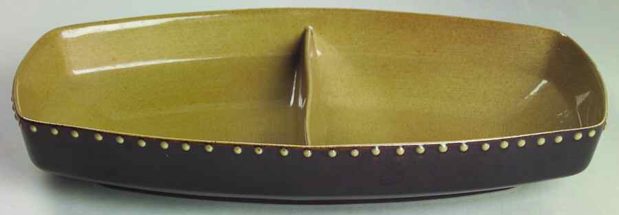 Tahiti 10" Oval Divided Vegetable Bowl by Franciscan-1
