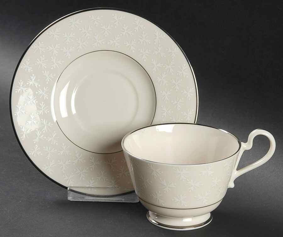 Tapestry Footed Cup & Saucer Set by Franciscan-1