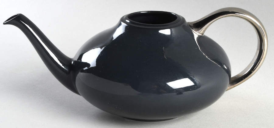 Teak (Platinum Trim) Teapot No Lid by Franciscan-1