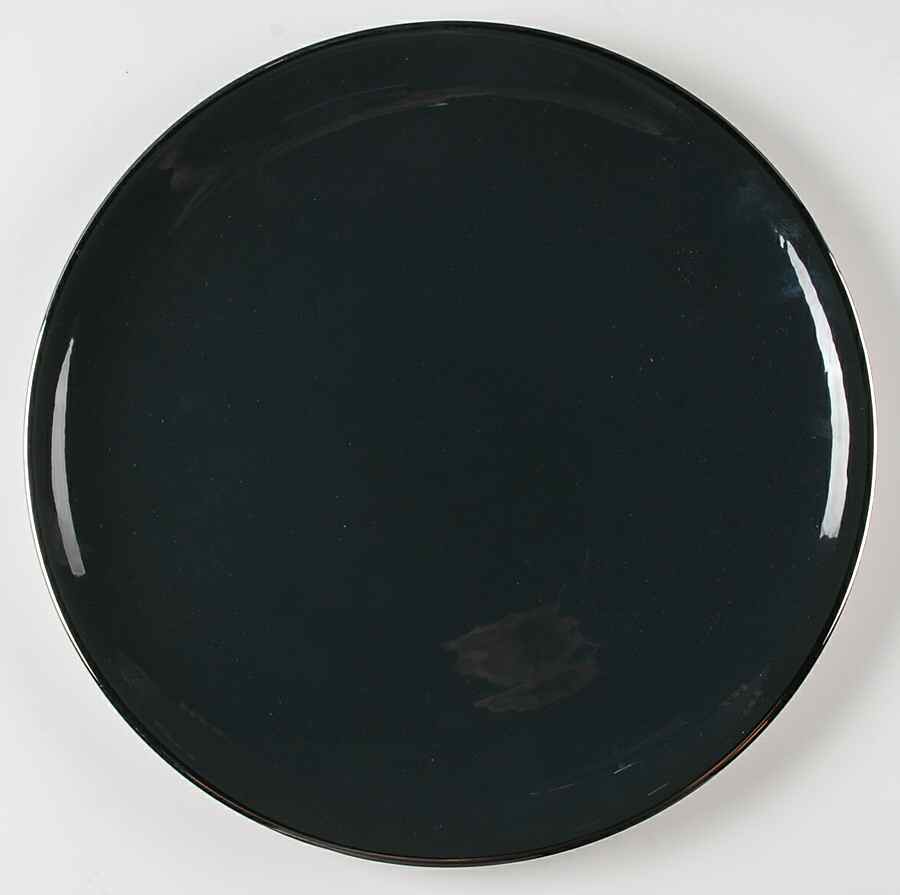 Teak (Platinum Trim) 13" Chop Plate (Round Platter) by Franciscan-1