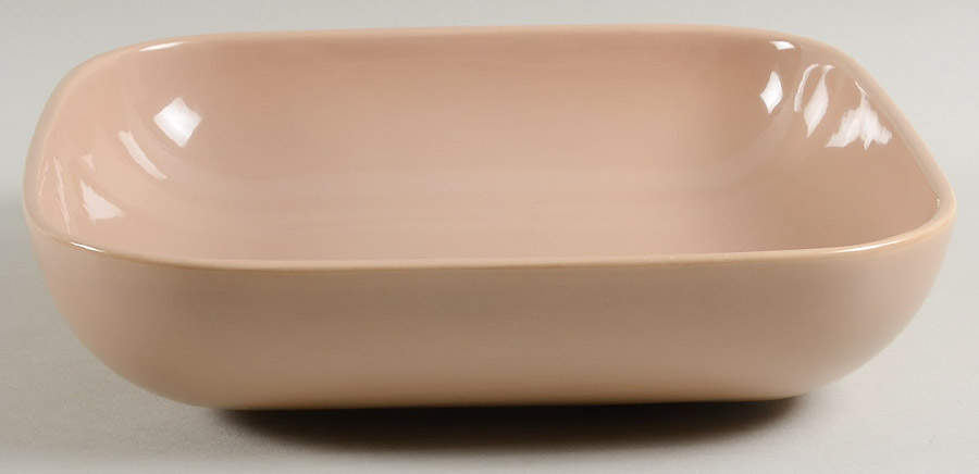 Tiempo Coral Tan (Pebble) 10" Large Salad Serving Bowl by Franciscan-1