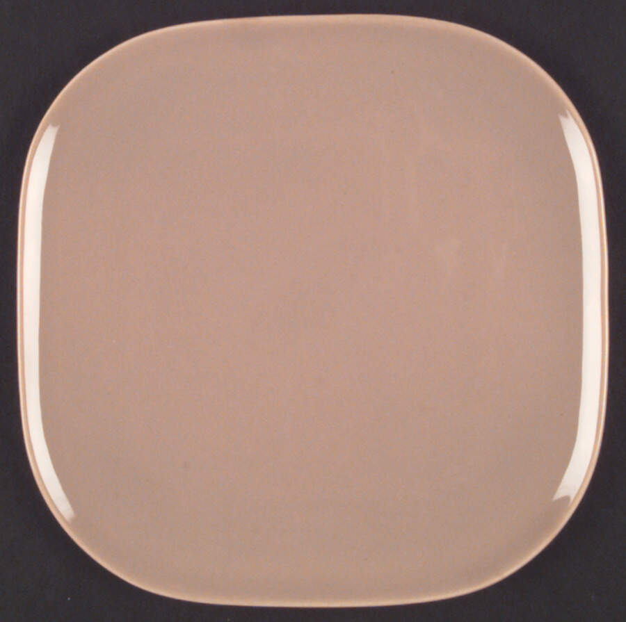 Tiempo Coral Tan (Pebble) Salad Plate by Franciscan-1