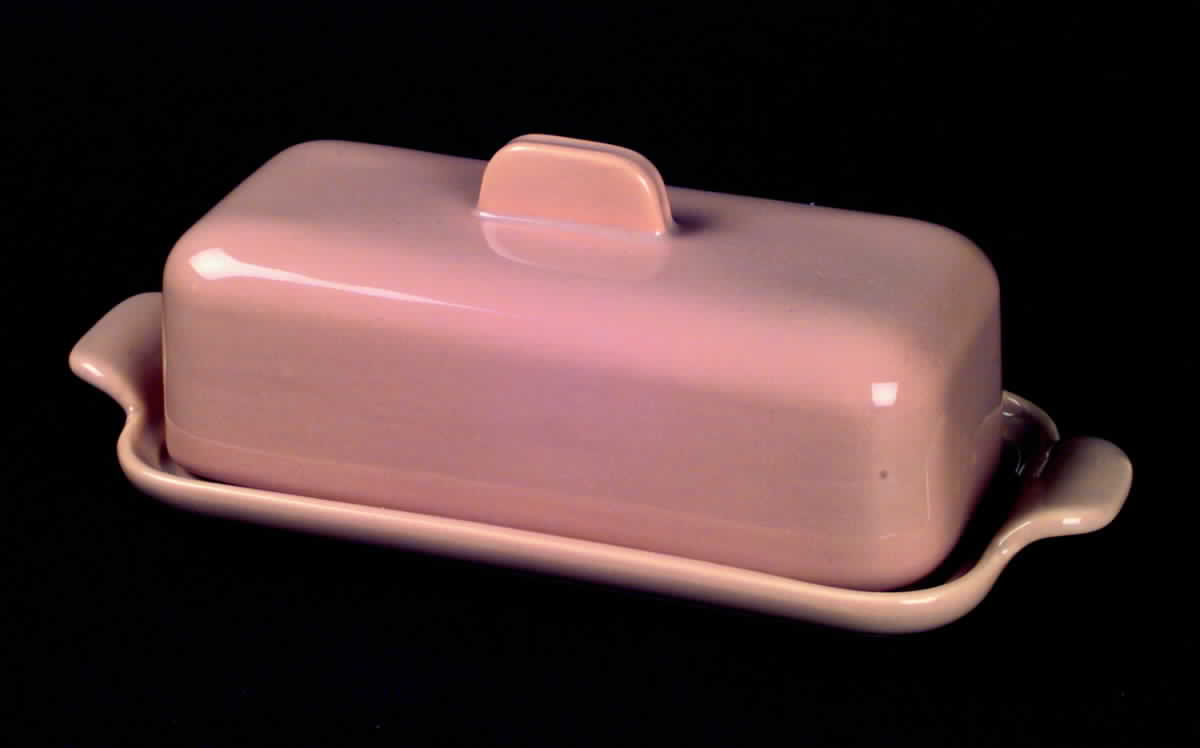 Tiempo Coral Tan (Pebble) 1/4 Lb Covered Butter by Franciscan-1