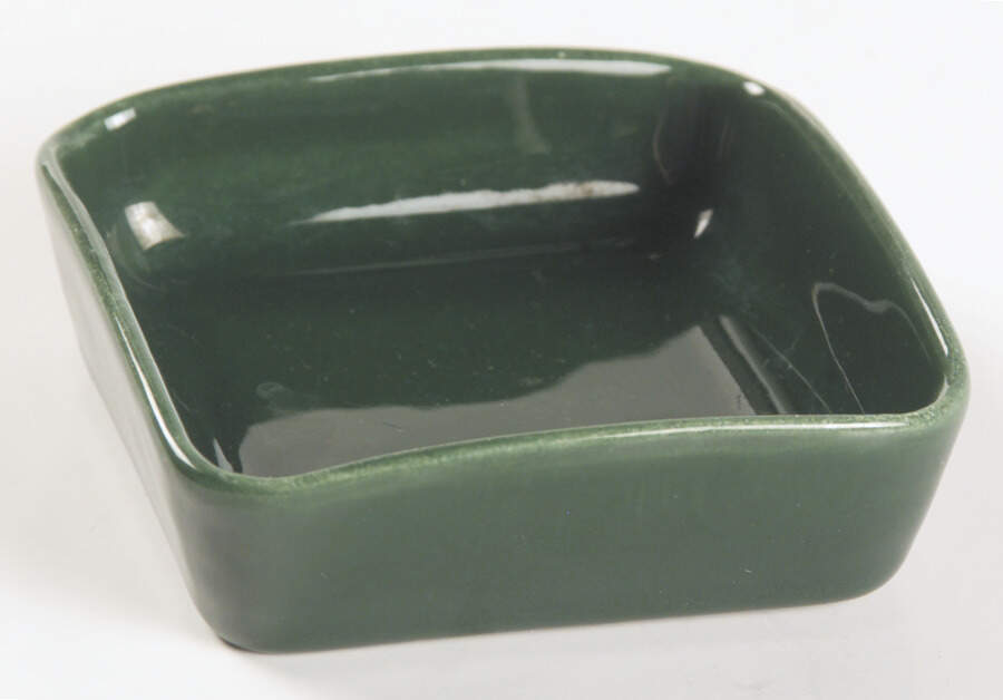 Tiempo Olive Green (Dark Green) Small Ashtray by Franciscan-1