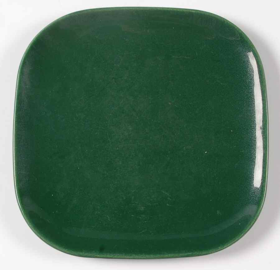 Tiempo Olive Green (Dark Green) Salad Plate by Franciscan-1