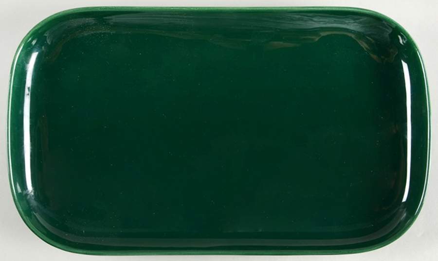 Tiempo Olive Green (Dark Green) 13" Oval Serving Platter by Franciscan-1