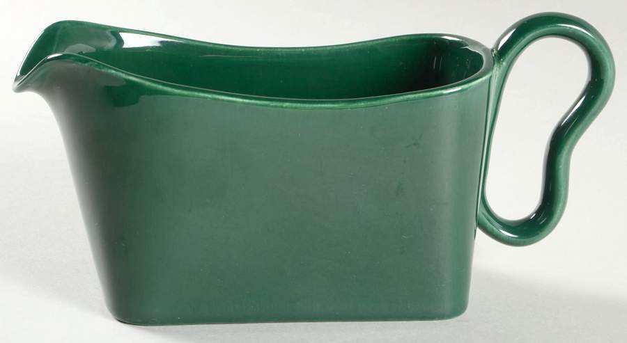 Tiempo Olive Green (Dark Green) Gravy Boat by Franciscan-1